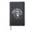 Cute Hedgehogs Feeling Sharp Today Hedgehog Hardcover Journal, Black