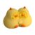 Cute Hug Animal Bookends, Heavy Duty Resin Book Holder Stopper for Heavy Books, Decorative Book Ends for Kids Desk Bookshelf, Multiple Cartoon Styles, Ideal Birthday, Yellow Pear Duck