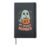 Cute Kawaii Ghost Pumpkin 67 Meme Funny Math Halloween Joke Hardcover Journal, Black