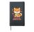 Cute Kawaii Shiba Inu Smiling Dog Art Hardcover Journal, Black