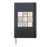 Cute Kindergarten Pre K School Icons Rainbow Sunshine Hardcover Journal, Black