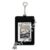 Cute Kpop Photocard Holder Keychain, Black Leather Photo Card Holder ID Badge Holder，Accessories for Korean Music Lover
