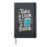 Cute Librarian Book Lover Library Reading Hardcover Journal, Black