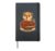 Cute Meerkat Spaghetti Pasta Lover Hardcover Journal, Black