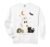 Cute Nurse Ghost Black Cat Halloween Nursing Comfort Colors Adult Sweatshirt