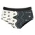 Cute Orange-Red Background Colorful Pet Paw Print No Show Seamless 360 Full Printed Soft Breathable Ladies Panties (06,Large)