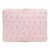 Cute Quilted Computer Bag with Pocket for Notebook Tablet iPad (Pink L)