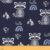 Cute Raccoon Fabric by The Yard,Cartoon Wild Animal Soft Polyester No Stretch Sewing,Rustic Farmhouse Style Fabric Soft Polyester No Stretch and Home DIY Projects,1 Yard