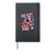 Cute READY KICK OFF PRE-K School Soccer Bruh We Back First Hardcover Journal, Black