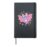 Cute Retro Halloween Bat With Sunglasses Groovy Spooky Kids Hardcover Journal, Black