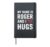 Cute Roger Needs Hugs Funny Jokes Boys Men Kids Hardcover Journal, Black