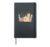 Cute School Kawaii Classroom Back to School Fun Hardcover Journal, Black
