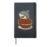 Cute Shark Spaghetti Pasta Lover Hardcover Journal, Black