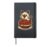 Cute Siamese Cat Spaghetti Pasta Lover Hardcover Journal, Black