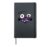 Cute Smiling Monster Hardcover Journal, Black