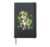 Cute Unicorn Shamrock St Patricks Day Lucky Girls Kids Gifts Hardcover Journal, Black