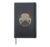 Cute Vampire Pug Halloween Costume Shirt Dog Owner Devil Hardcover Journal, Black