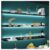 CUTPOIY Floating Wall Mounted Display Shelves, Aluminum Alloy Shelves Built-in Luminous LED Lights, Black Shelves for Wall Storage, Dec, Black-1PCS-70x20cm