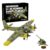 CUUSMET WWII Junker-88 Bomber & Flak 36 Anti-Aircraft Gun Building Block Set, Highly Detailed Military Aircraft and Artillery Display Model, Historical Collectible Gift for Aviation/Teens