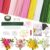 Cwczhi 600 PCS Pipe Cleaners Craft,9 Colors Pipe Cleaner Bulk Flower Kit