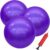 CXso 2026 New Large Purple Elastic Rubber Exercise Sphere Accessory with Hand Inflation Pump, Smooth Glossy Multi-Purpose Inflatable Rubber Ball for Adult Daily Physical Relief