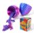 Cybermaker 12in 3D Printed Dragon Egg, Articulated Dragon Toy(Laser Purple)