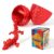 Cybermaker 12in 3D Printed Dragon Egg, Articulated Dragon Toy(Silk Red)
