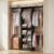 Cyclysio 4FT Closet System for Small Space, 80″H, Black