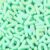 CYEENUT 125pcs/400Gram Large Hole Letter Beads,Big Alphabet Shaped Beads Transparent Color Letter Beads,Large Hole Chunky Letter Bead for Keychains Purse Bag Kit Backpack (Fresh Greenery07)