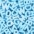 CYEENUT 500g Large Hole Letter Beads,Big Alphabet Shaped Beads Color Cloud Letter Beads,Large Hole Chunky Letter Bead for Keychains Purse Bag Charm Kit Backpack (Cloud-Blue)