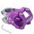 CYSKY Bike Stem 31.8 50mm MTB Stem CNC Precision Carving Short Handlebar Stem Riser for Most Bicycle, Road Bike, Mountain Bike, Downhill Bike (Purple & Titanium Splicing)