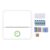 cysyd Thermal Label Printer – Mini Bluetooth Label Maker Inkless 200DPI APP Control Sticker Printer for Photo Text QR Barcode Small Business Home Office with Paper Set
