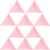 Czhotg 10 Pcs Triangle Sorting Trays, Plastic Magical Sequin Rhinestones Tray Triangle Sorting Storage Plates Art Tray for Craft and DIY