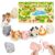 CZTCDP 10Pcs Farm Animal Toys with Activity Map, Montessori Fine Motor Sorting Games for Toddlers 1-3, Educational Sensory Animal Figures Gift for 1 Year Old Boy Girl