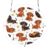 CZXW Dachshund Pattern Acrylic Puzzle Suncatcher