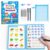 D-FantiX Magic Grooved Writing Practice for Kids Age 3-5, Reusable Grooved Handwriting Practice for Kids 5-7, Learn to Write Letter Tracing Books for Kids Kindergarten Preschool Learning Activities