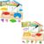 D-FantiX Wooden Fraction Manipulatives Puzzle Set