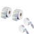 D30 Labels Maker Tape 320pcs Holographic 12 x 40mm 2 Roll & M110 Thermal Labels 460pcs, 40x30mm Holographic Thermal Printer Labels 2 Roll Combo