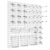 Daanxw Peg Board Kit, Includes Pegboard and Accessories,with Hooks and Bins,Peg Board Wall Organizer for Office,Ornaments Display,Crafts Organization (66, White)
