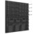 Daanxw Peg Board Kit, Includes Pegboard and Accessories,with Hooks and Bins,Peg Board Wall Organizer for Office,Ornaments Display,Crafts Organization (66, Black)