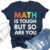 Dabon Math Teacher Shirts for Women Funny Math Lover T-Shirt Teaching Tee