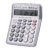 Daconovo Desktop Calculator Basic Calculator Standard Simple Musical 12 Digit LCD Display Time Date Alarm Piano Sound Big Buttons for Office Business Home