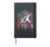 Daddy Unicorn Dabbing Papacorn Hardcover Journal, Black