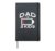 Dad Of 2 Kids Low Battery Funny Fathers Day Daddy Papa Men Hardcover Journal, Black
