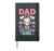 Dad Of The Birthday Girl Robot Birthday Party Hardcover Journal, Black
