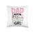 Dad of The Birthday Girl Science Lab Throw Pillow