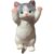 DAGLLGEW Cat Fidget Toy 8 x 4 Inch Cute Cat Sensory Toys Realistic 3D Stress Relief Toy Soft Kawaii Kitties Fidget Squeeze Creative for Kids & Adults, Style 2 Stress Relief Sensory Toys
