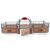 DAGLLGEW Horse Stable Playset Fence 17.3×7.9×5.9” Realistic Plastic Horse Barn Playset Fence Imaginary & Creative Educational Toys Accessories for Lovers Toys Barn Farm