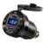 DaierTek Waterproof DIN/Hella USB Charger Adapter,DC QC Powerlet Motorcycle Phone Charger with Blue LED for BMW Triumph Tiger Ducati