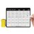 Daily Erasable Magnetic Fridge Calendar Slim Notepad Whiteboard